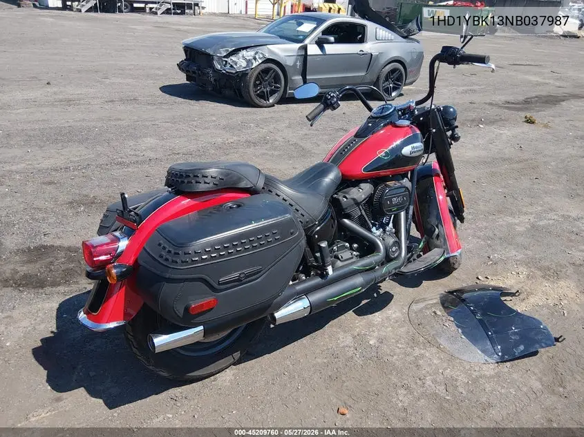 2022 Harley-Davidson Flhcs VIN: 1HD1YBK13NB037987 Lot: 45209760