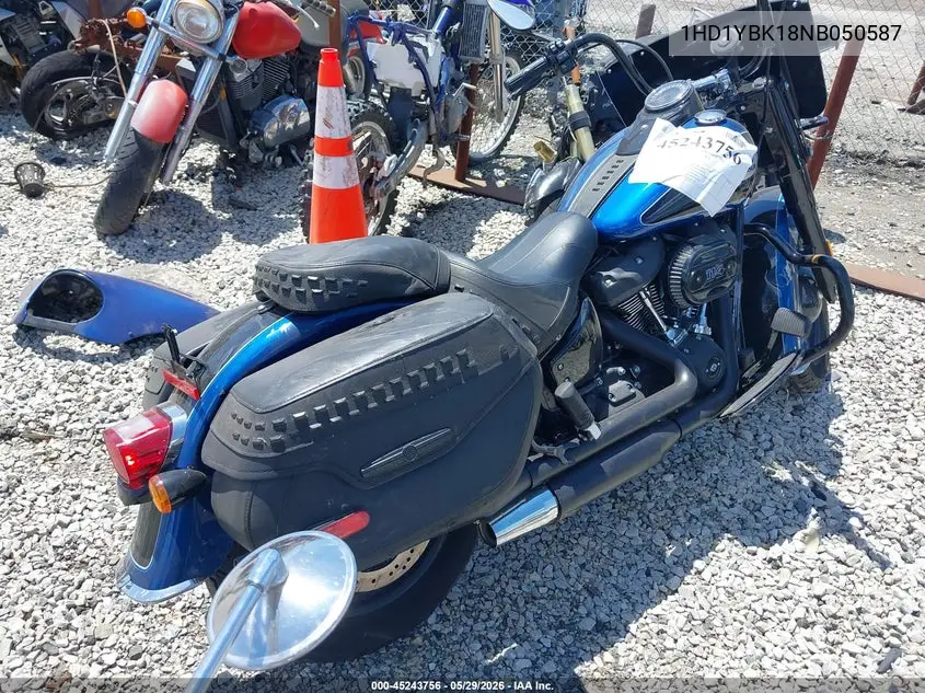 2022 Harley-Davidson Flhcs VIN: 1HD1YBK18NB050587 Lot: 45243756