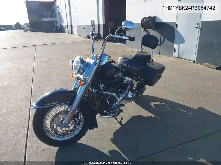 2023 Harley-Davidson Flhcs VIN: 1HD1YBK24PB064742 Lot: 45449145