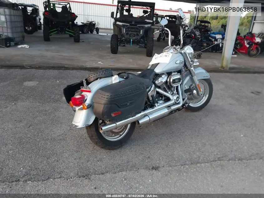 2023 Harley-Davidson Flhcs VIN: 1HD1YBK18PB063858 Lot: 45530787