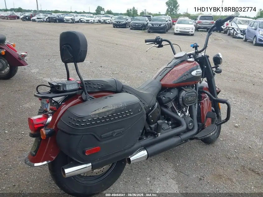 2024 Harley-Davidson Flhcs VIN: 1HD1YBK18RB032774 Lot: 45464541