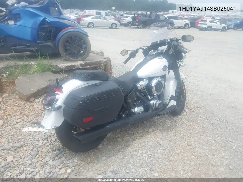 2025 Harley-Davidson Flhc VIN: 1HD1YA914SB026041 Lot: 45464263