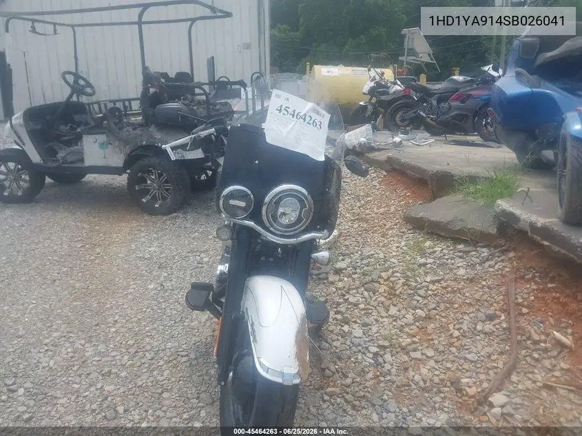 2025 Harley-Davidson Flhc VIN: 1HD1YA914SB026041 Lot: 45464263