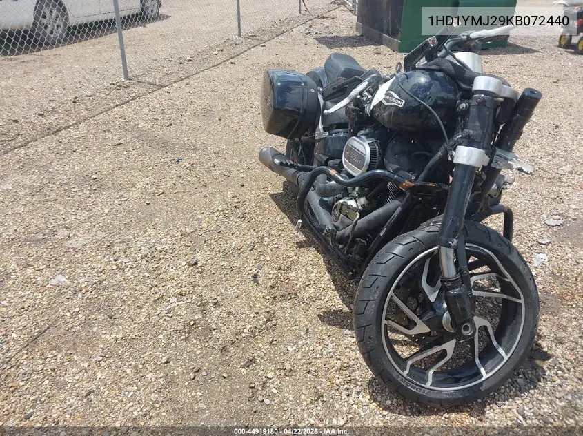 2019 Harley-Davidson Flsb VIN: 1HD1YMJ29KB072440 Lot: 44919180