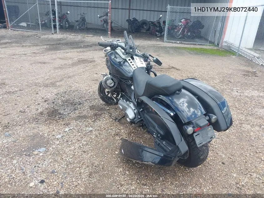 2019 Harley-Davidson Flsb VIN: 1HD1YMJ29KB072440 Lot: 44919180