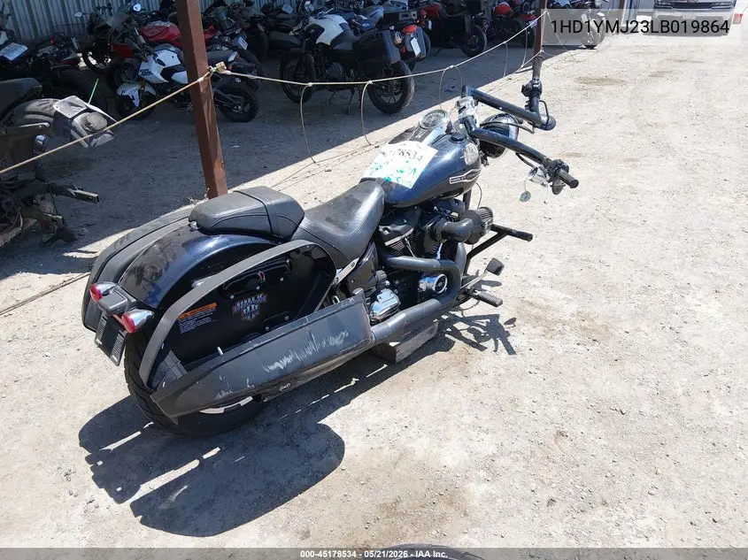 2020 Harley-Davidson Flsb VIN: 1HD1YMJ23LB019864 Lot: 45178534
