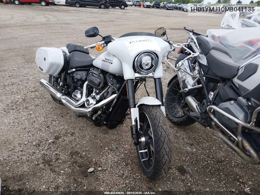 2021 Harley-Davidson Flsb VIN: 1HD1YMJ10MB041135 Lot: 45340025