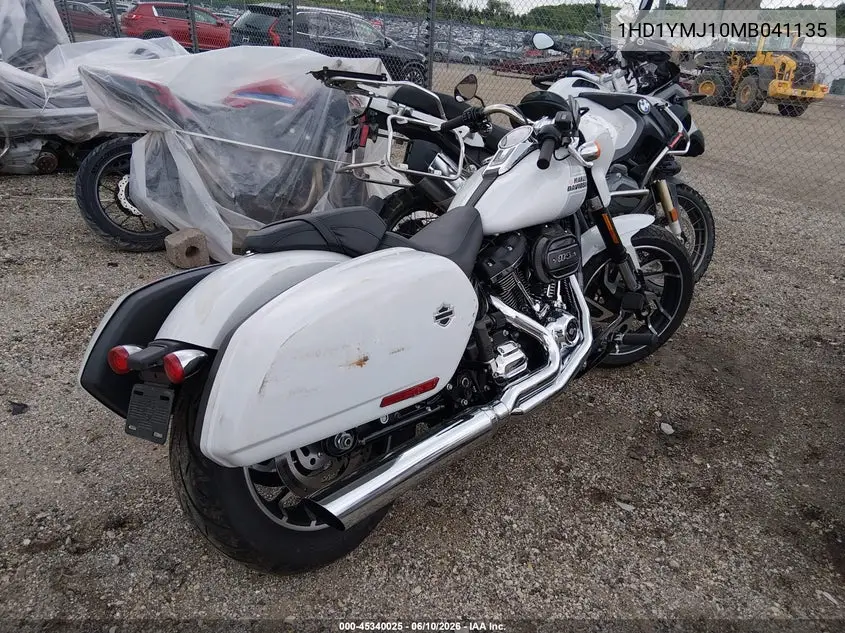2021 Harley-Davidson Flsb VIN: 1HD1YMJ10MB041135 Lot: 45340025
