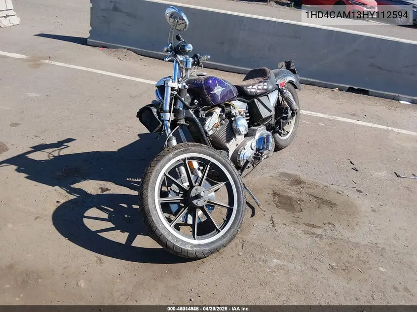 1987 Harley-Davidson Xlh883 VIN: 1HD4CAM13HY112594 Lot: 45014946