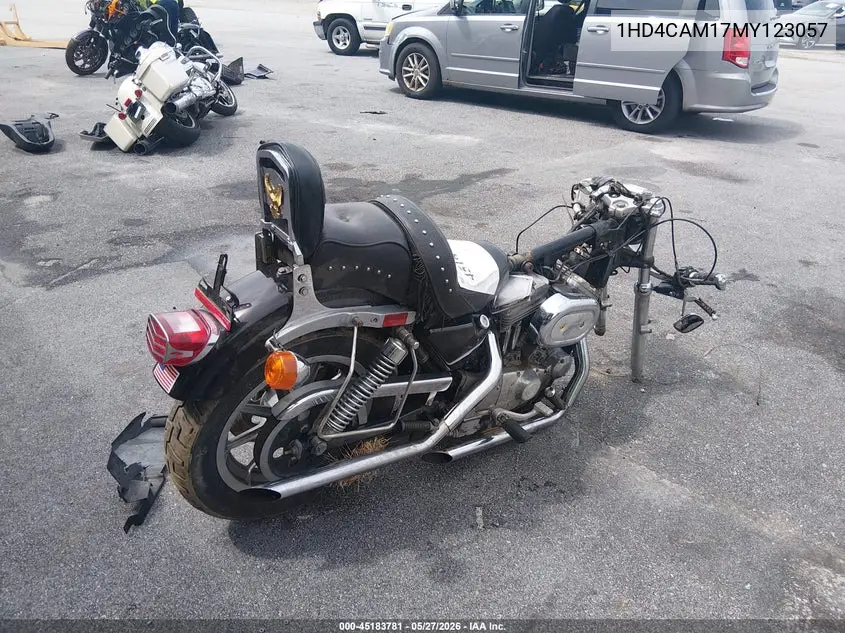 1991 Harley-Davidson Xlh883 VIN: 1HD4CAM17MY123057 Lot: 45183781
