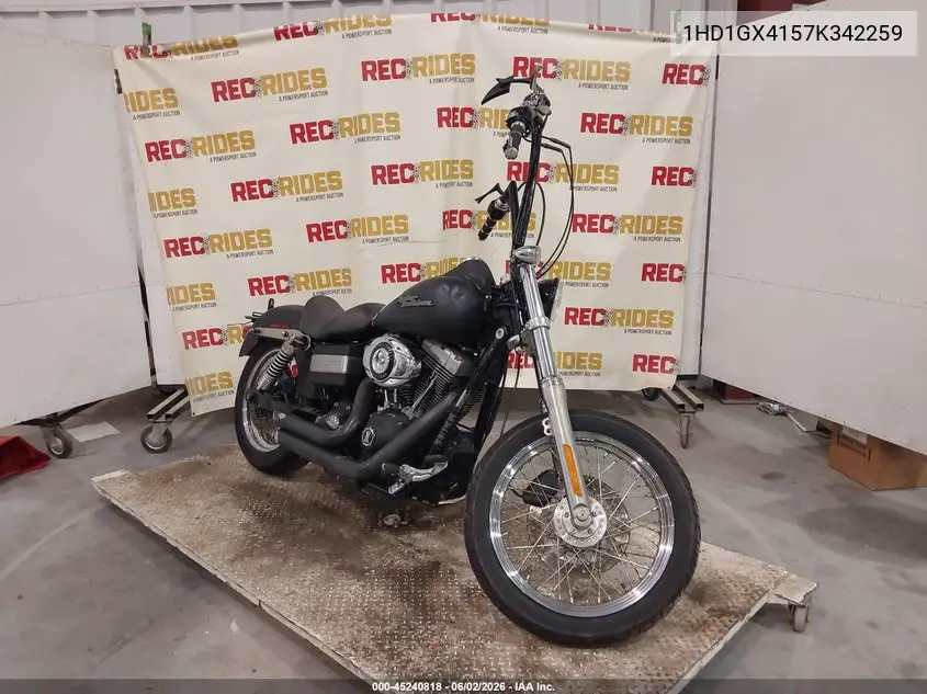 2007 Harley-Davidson Fxdbi VIN: 1HD1GX4157K342259 Lot: 45240818