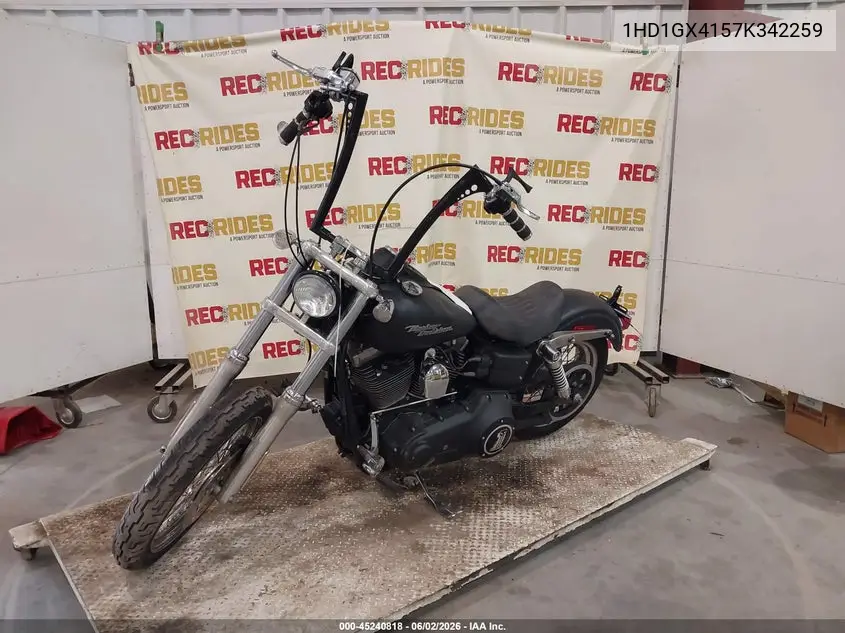 2007 Harley-Davidson Fxdbi VIN: 1HD1GX4157K342259 Lot: 45240818