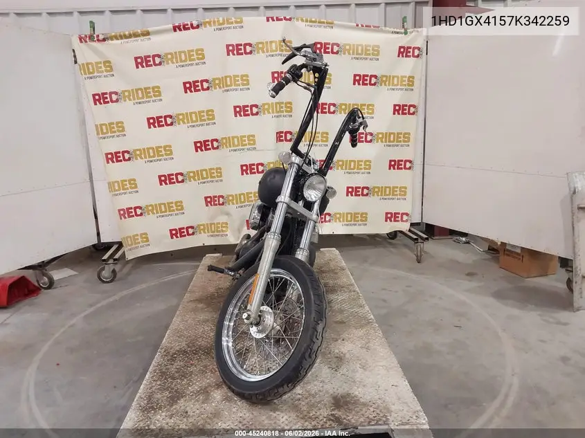 2007 Harley-Davidson Fxdbi VIN: 1HD1GX4157K342259 Lot: 45240818