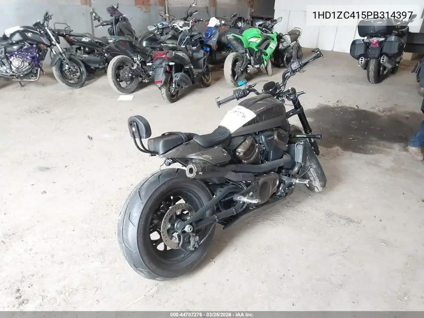 2023 Harley-Davidson Rh1250 S VIN: 1HD1ZC415PB314397 Lot: 44707276