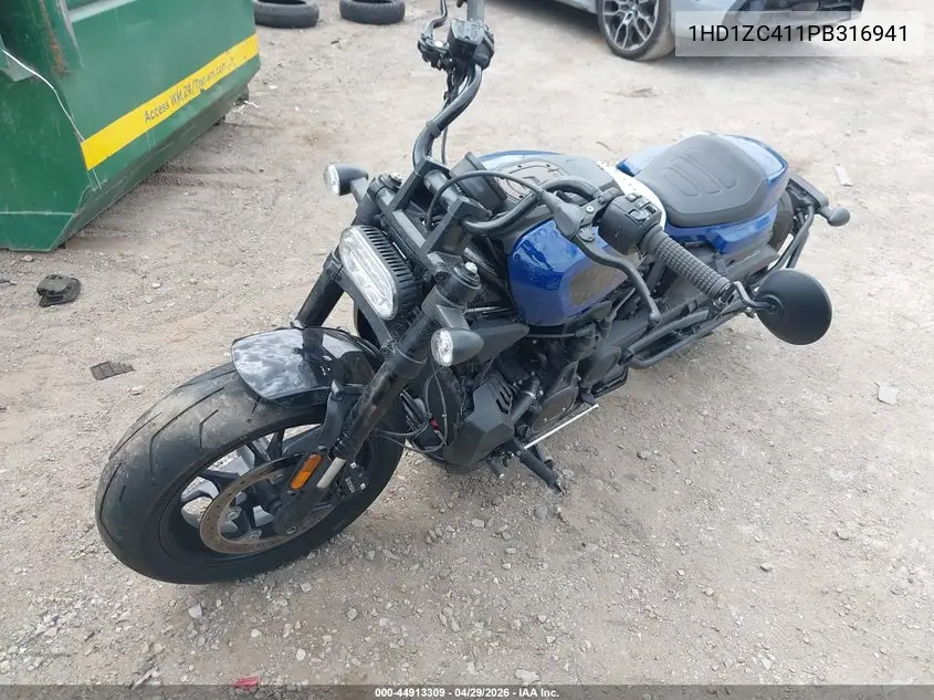 2023 Harley-Davidson Rh1250 S VIN: 1HD1ZC411PB316941 Lot: 44913309