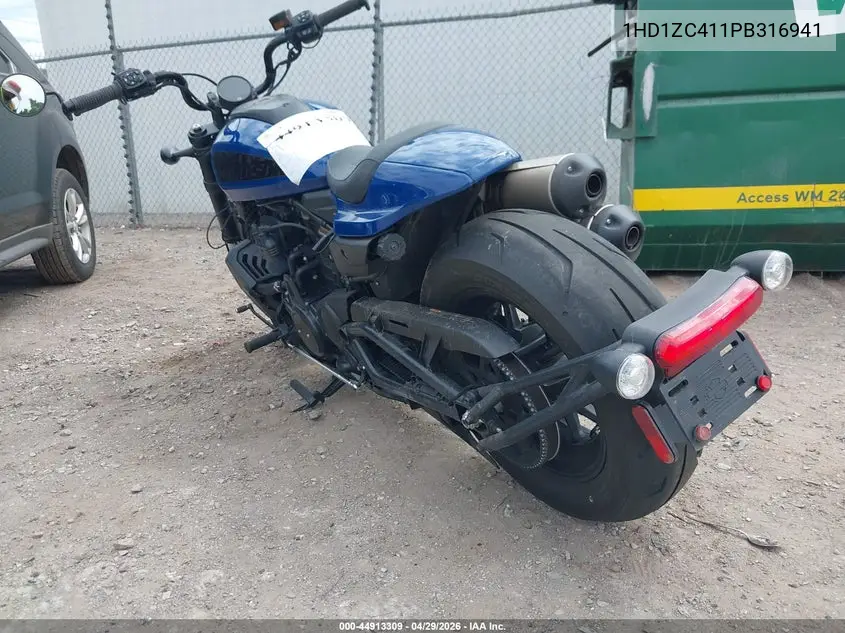 2023 Harley-Davidson Rh1250 S VIN: 1HD1ZC411PB316941 Lot: 44913309