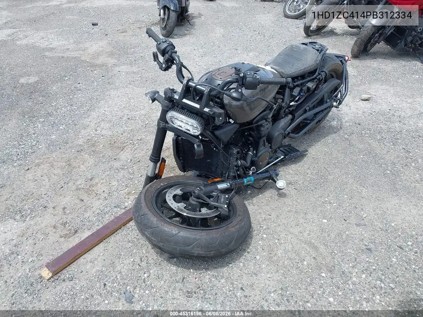 2023 Harley-Davidson Rh1250 S VIN: 1HD1ZC414PB312334 Lot: 45316196