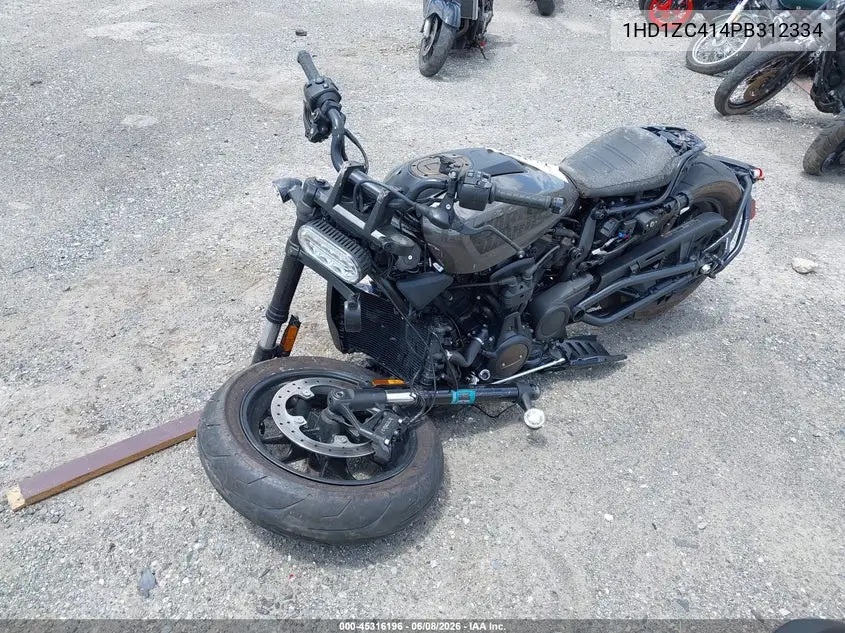 2023 Harley-Davidson Rh1250 S VIN: 1HD1ZC414PB312334 Lot: 45316196