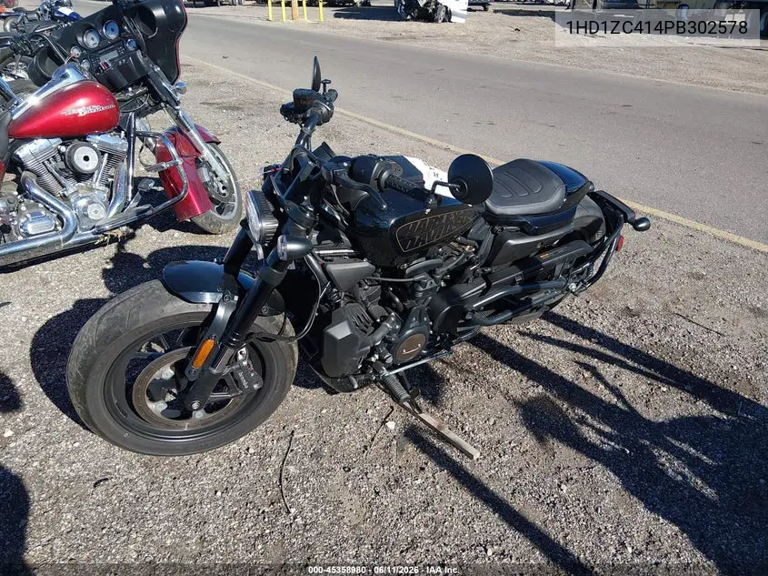 2023 Harley-Davidson Rh1250 S VIN: 1HD1ZC414PB302578 Lot: 45358980