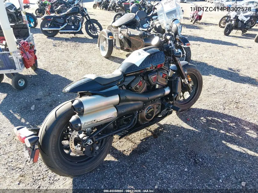 2023 Harley-Davidson Rh1250 S VIN: 1HD1ZC414PB302578 Lot: 45358980