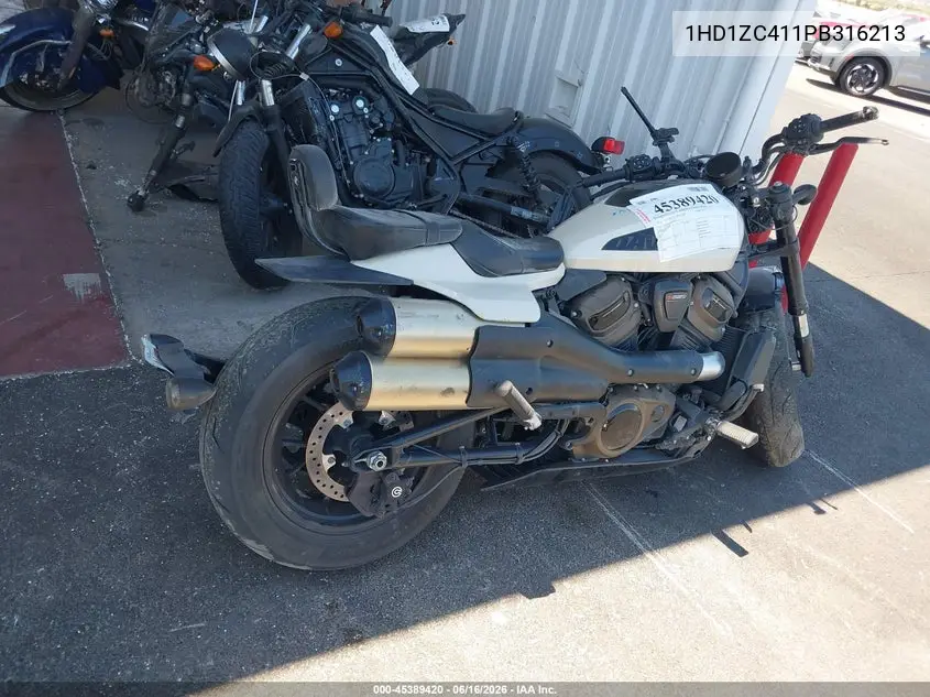 2023 Harley-Davidson Rh1250 S VIN: 1HD1ZC411PB316213 Lot: 45389420