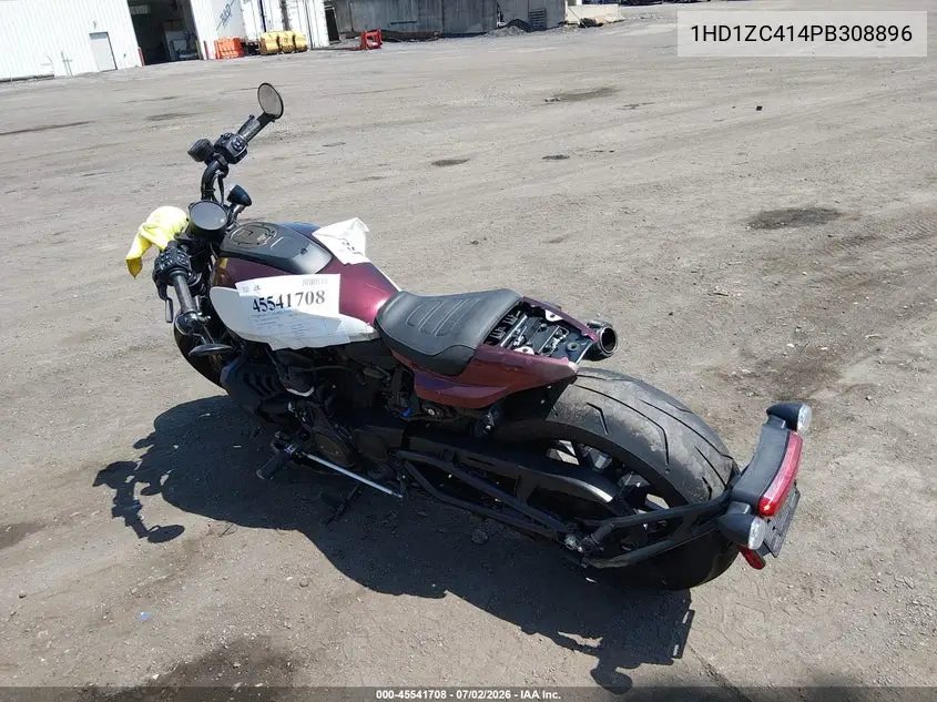 2023 Harley-Davidson Rh1250 S VIN: 1HD1ZC414PB308896 Lot: 45541708