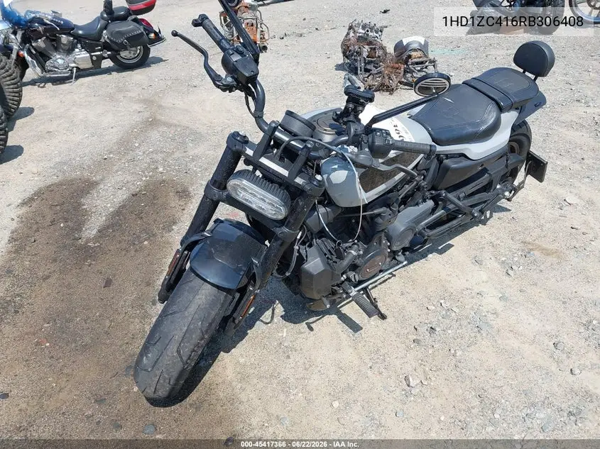 2024 Harley-Davidson Rh1250 S VIN: 1HD1ZC416RB306408 Lot: 45417366
