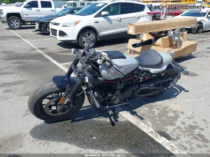 2025 Harley-Davidson Rh1250 S VIN: MLY1ZC419SS300624 Lot: 45094352