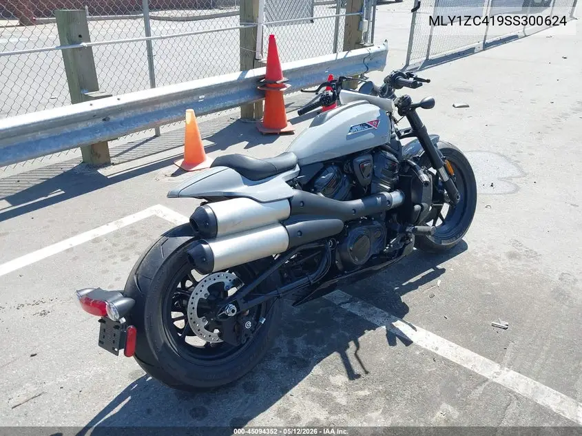 2025 Harley-Davidson Rh1250 S VIN: MLY1ZC419SS300624 Lot: 45094352
