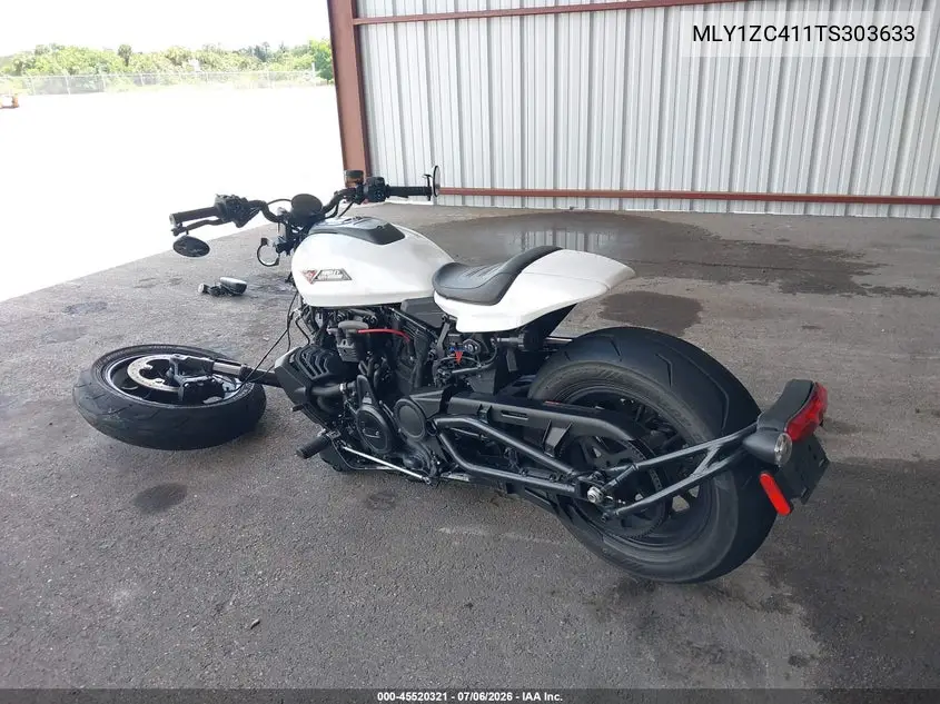 2026 Harley-Davidson Rh1250 S VIN: MLY1ZC411TS303633 Lot: 45520321