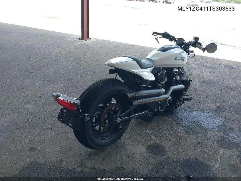 2026 Harley-Davidson Rh1250 S VIN: MLY1ZC411TS303633 Lot: 45520321