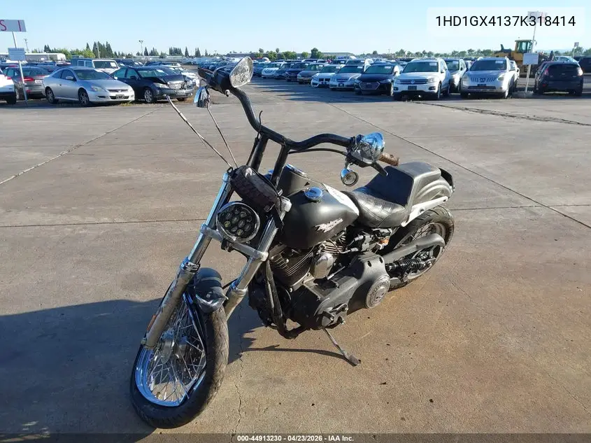 2007 Harley-Davidson Fxdbi VIN: 1HD1GX4137K318414 Lot: 44913230