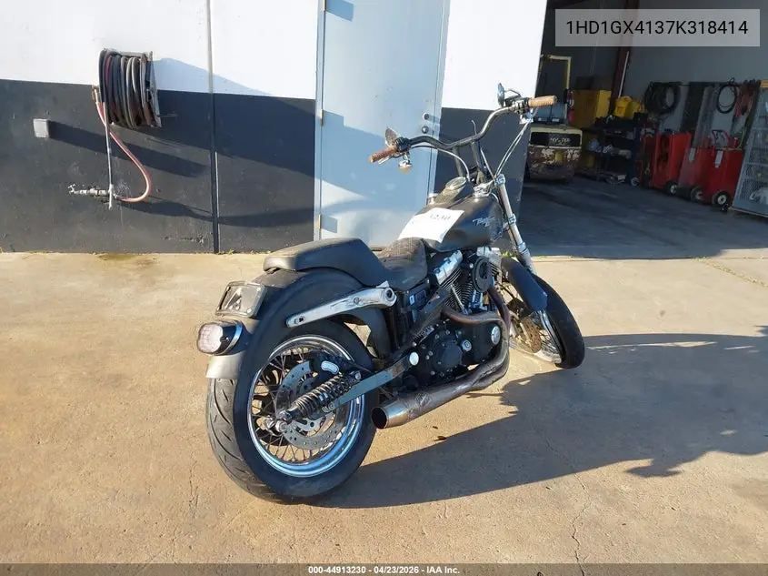 2007 Harley-Davidson Fxdbi VIN: 1HD1GX4137K318414 Lot: 44913230