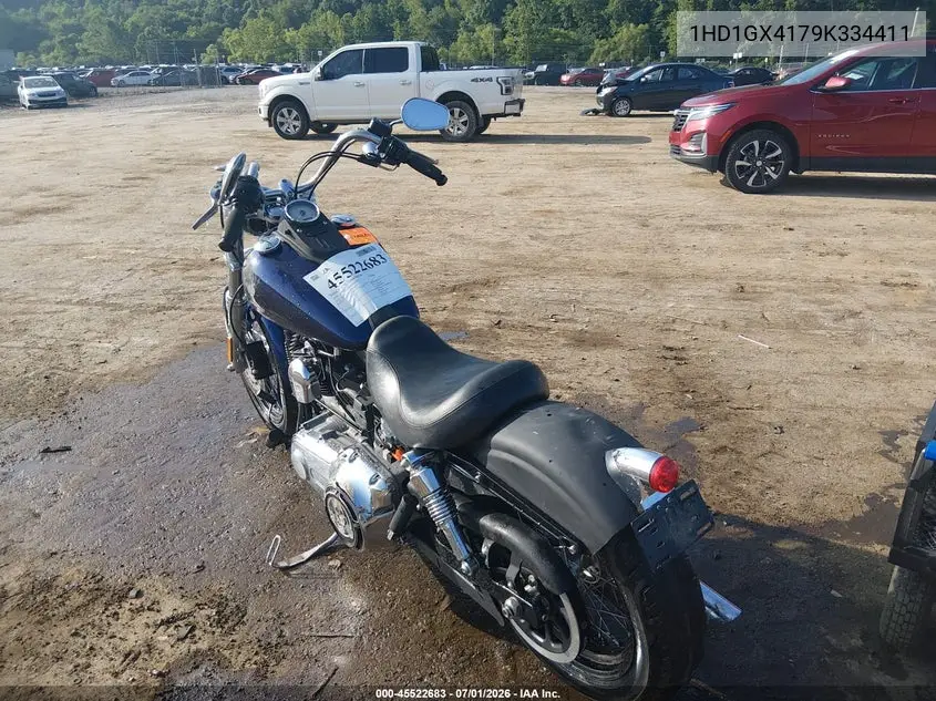 2009 Harley-Davidson Fxdb VIN: 1HD1GX4179K334411 Lot: 45522683