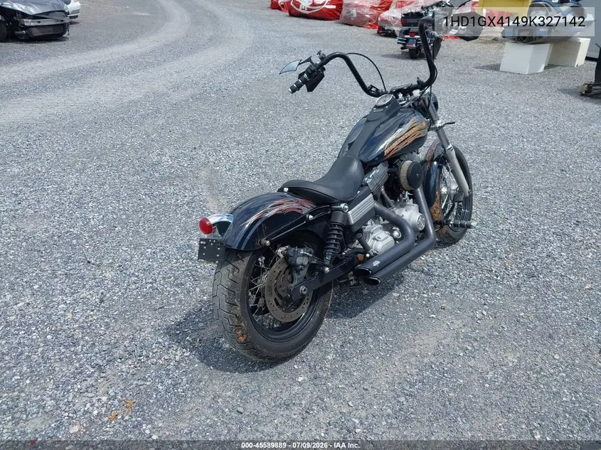 2009 Harley-Davidson Fxdb VIN: 1HD1GX4149K327142 Lot: 45589889