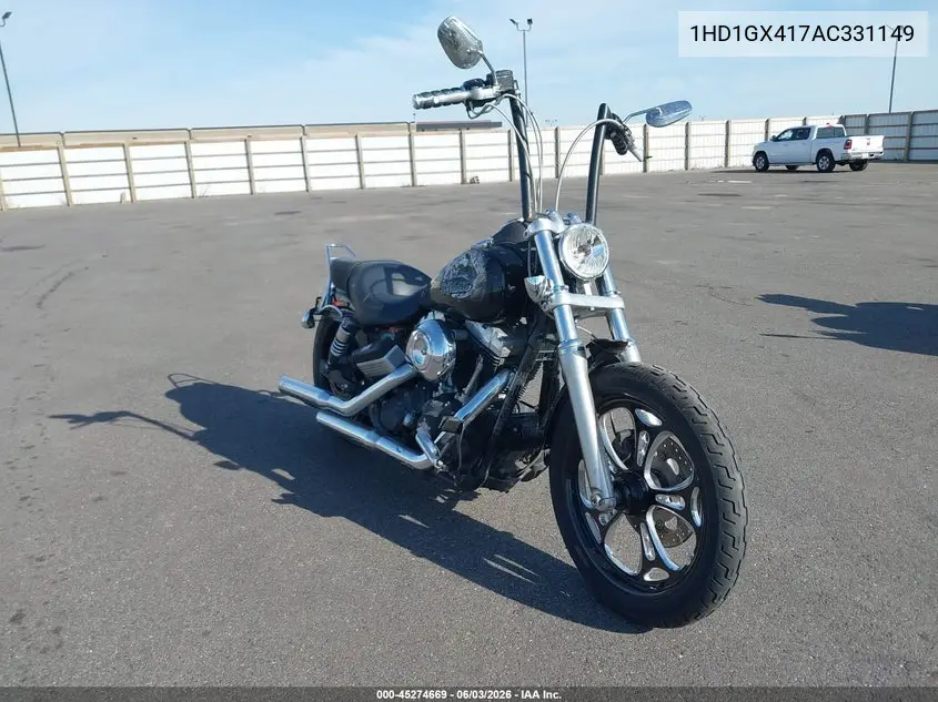 2010 Harley-Davidson Fxdb VIN: 1HD1GX417AC331149 Lot: 45274669