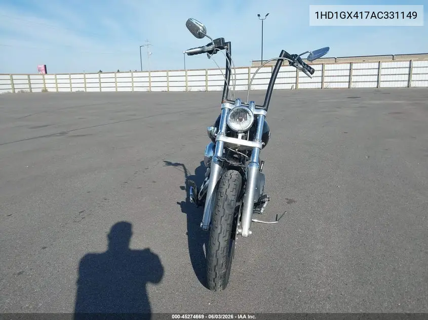 2010 Harley-Davidson Fxdb VIN: 1HD1GX417AC331149 Lot: 45274669