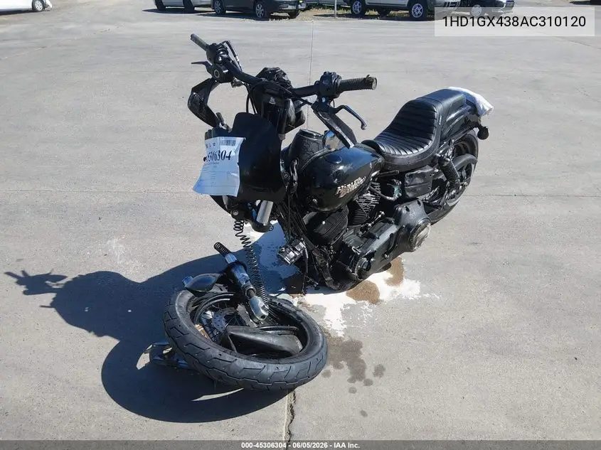 2010 Harley-Davidson Fxdb VIN: 1HD1GX438AC310120 Lot: 45306304