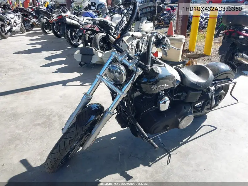 2010 Harley-Davidson Fxdb VIN: 1HD1GX432AC323350 Lot: 45438757
