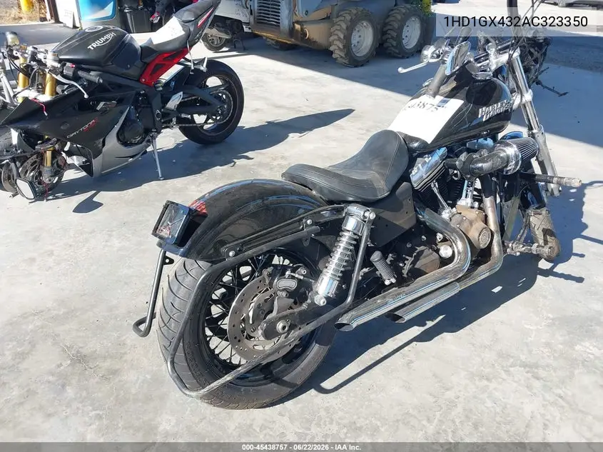 2010 Harley-Davidson Fxdb VIN: 1HD1GX432AC323350 Lot: 45438757