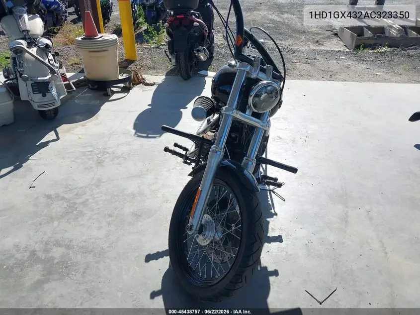 2010 Harley-Davidson Fxdb VIN: 1HD1GX432AC323350 Lot: 45438757