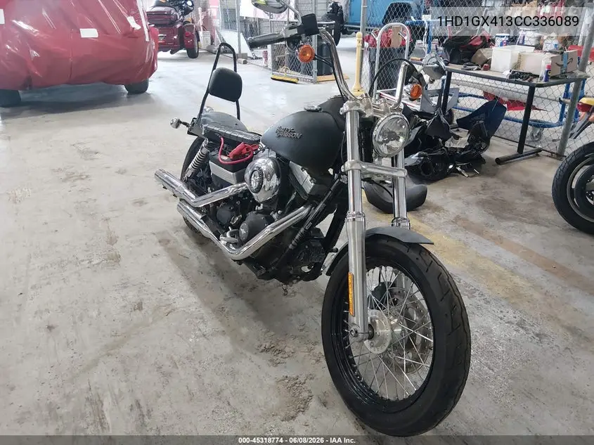 2012 Harley-Davidson Fxdb Dyna Street Bob VIN: 1HD1GX413CC336089 Lot: 45318774