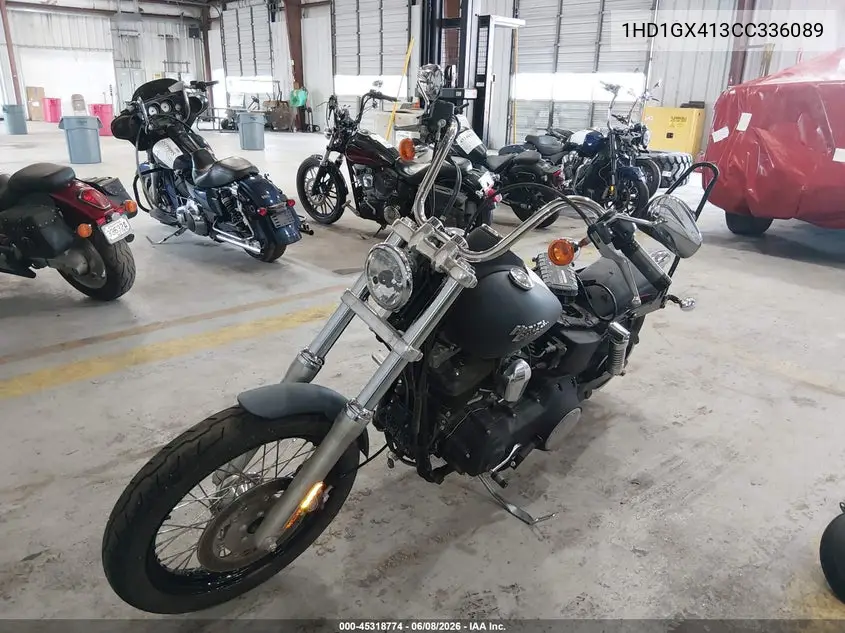 2012 Harley-Davidson Fxdb Dyna Street Bob VIN: 1HD1GX413CC336089 Lot: 45318774