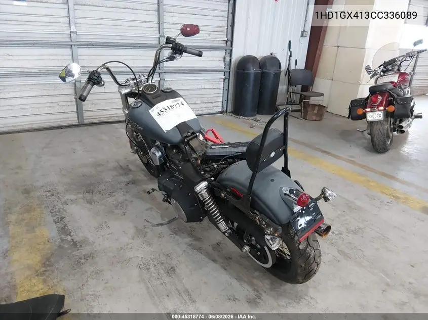 2012 Harley-Davidson Fxdb Dyna Street Bob VIN: 1HD1GX413CC336089 Lot: 45318774