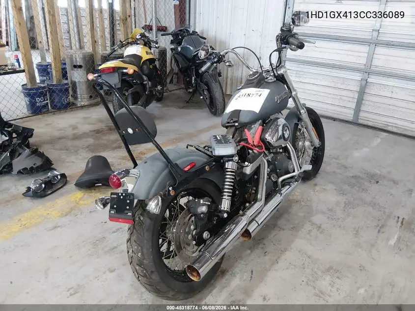 2012 Harley-Davidson Fxdb Dyna Street Bob VIN: 1HD1GX413CC336089 Lot: 45318774