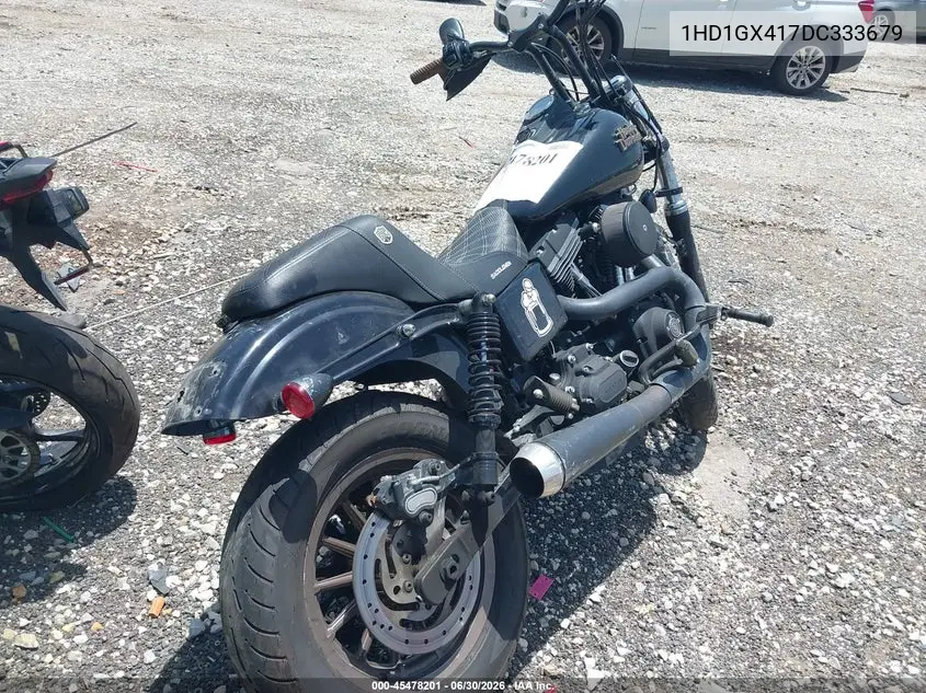 2013 Harley-Davidson Fxdb Dyna Street Bob VIN: 1HD1GX417DC333679 Lot: 45478201