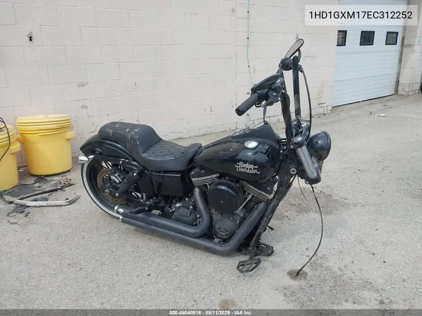 2014 Harley-Davidson Fxdb Dyna Street Bob VIN: 1HD1GXM17EC312252 Lot: 45040816