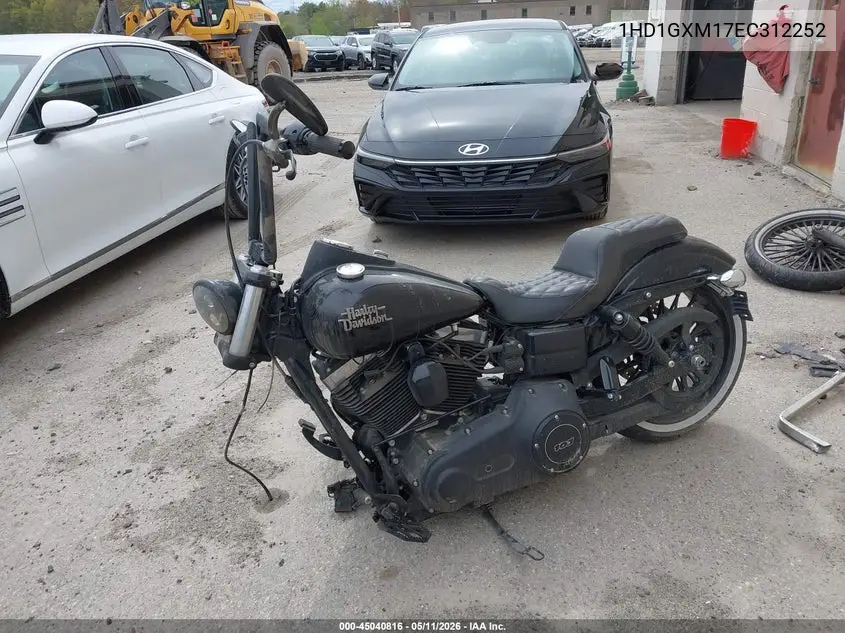 2014 Harley-Davidson Fxdb Dyna Street Bob VIN: 1HD1GXM17EC312252 Lot: 45040816