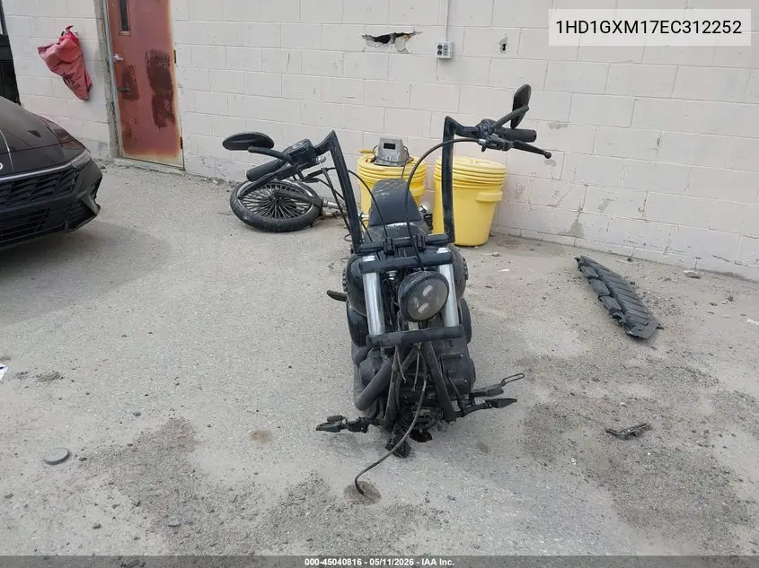 2014 Harley-Davidson Fxdb Dyna Street Bob VIN: 1HD1GXM17EC312252 Lot: 45040816