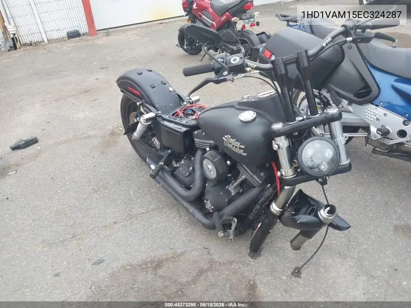 2014 Harley-Davidson Fxdbp Dyna Street Bob VIN: 1HD1VAM15EC324287 Lot: 45373298